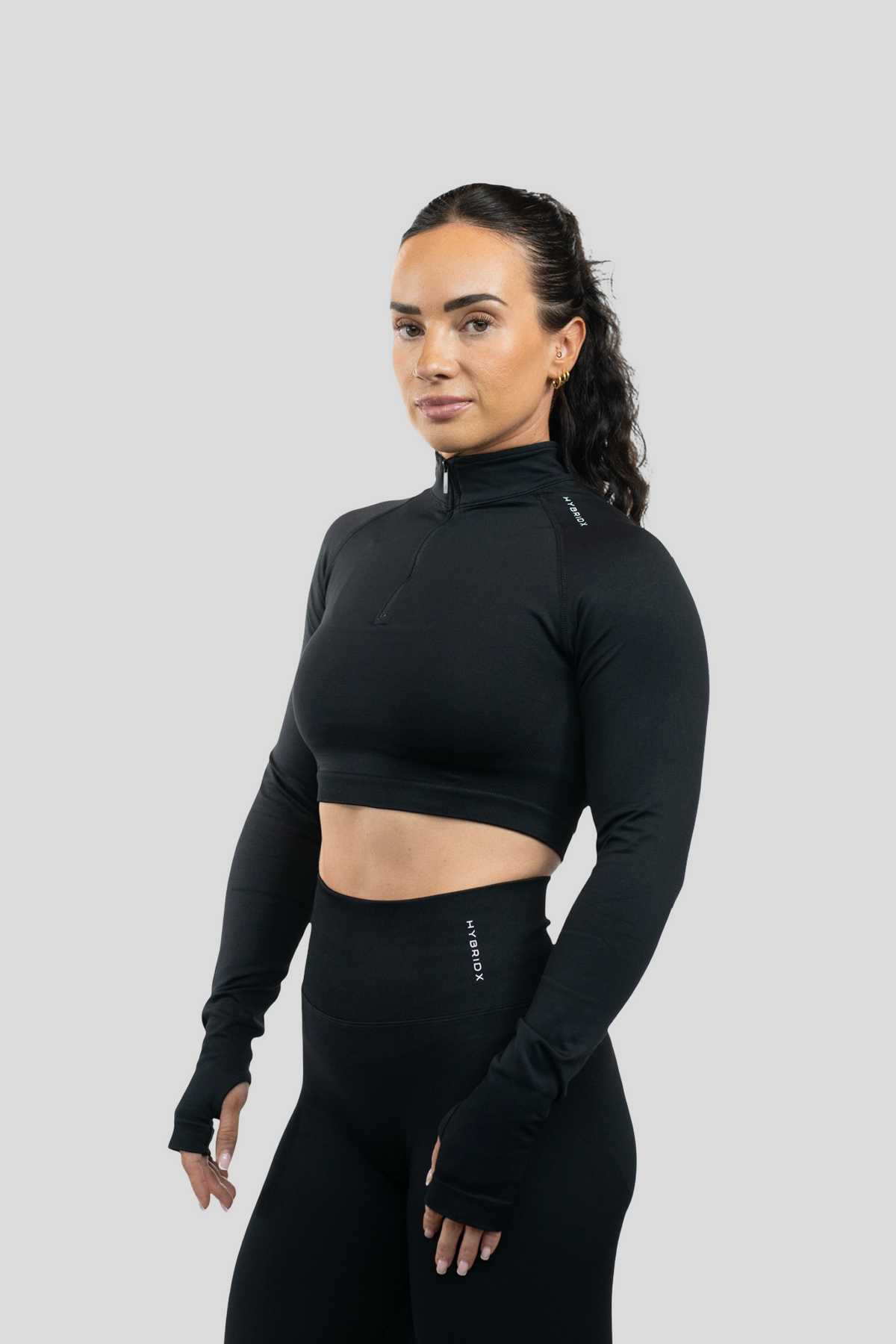 CORE Seamless 1/4 Zip Crop