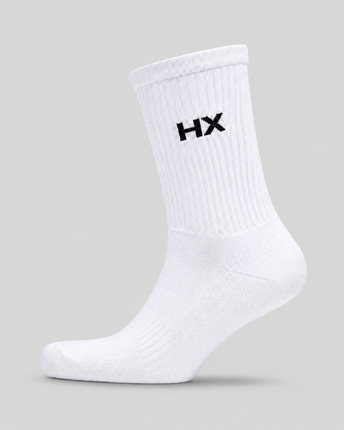 HX Crew Sock in white