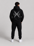 men's oversized black hoodie